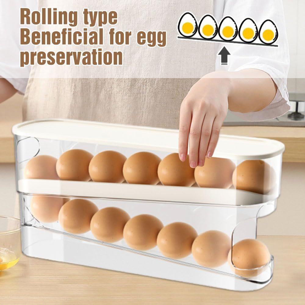 Slide-Type Egg Carton Double-layer Automatic Egg Roller Refrigerator ...