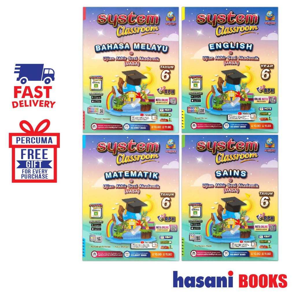 Hasani Classroom System Exercise Book 6 2025 | Shopee Philippines