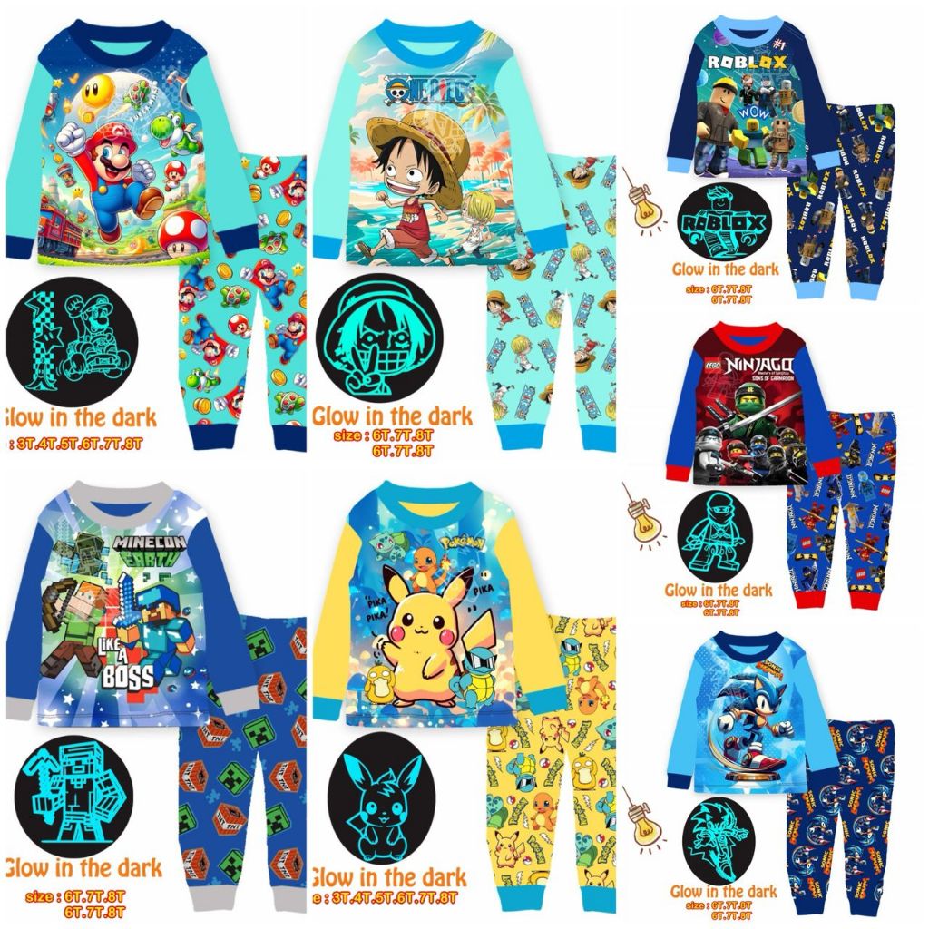 CUDDLE ME SLEEPWEAR NINJAGO POKEMON ROBLOX ONEPIECE MINECRAFT SONIC ...