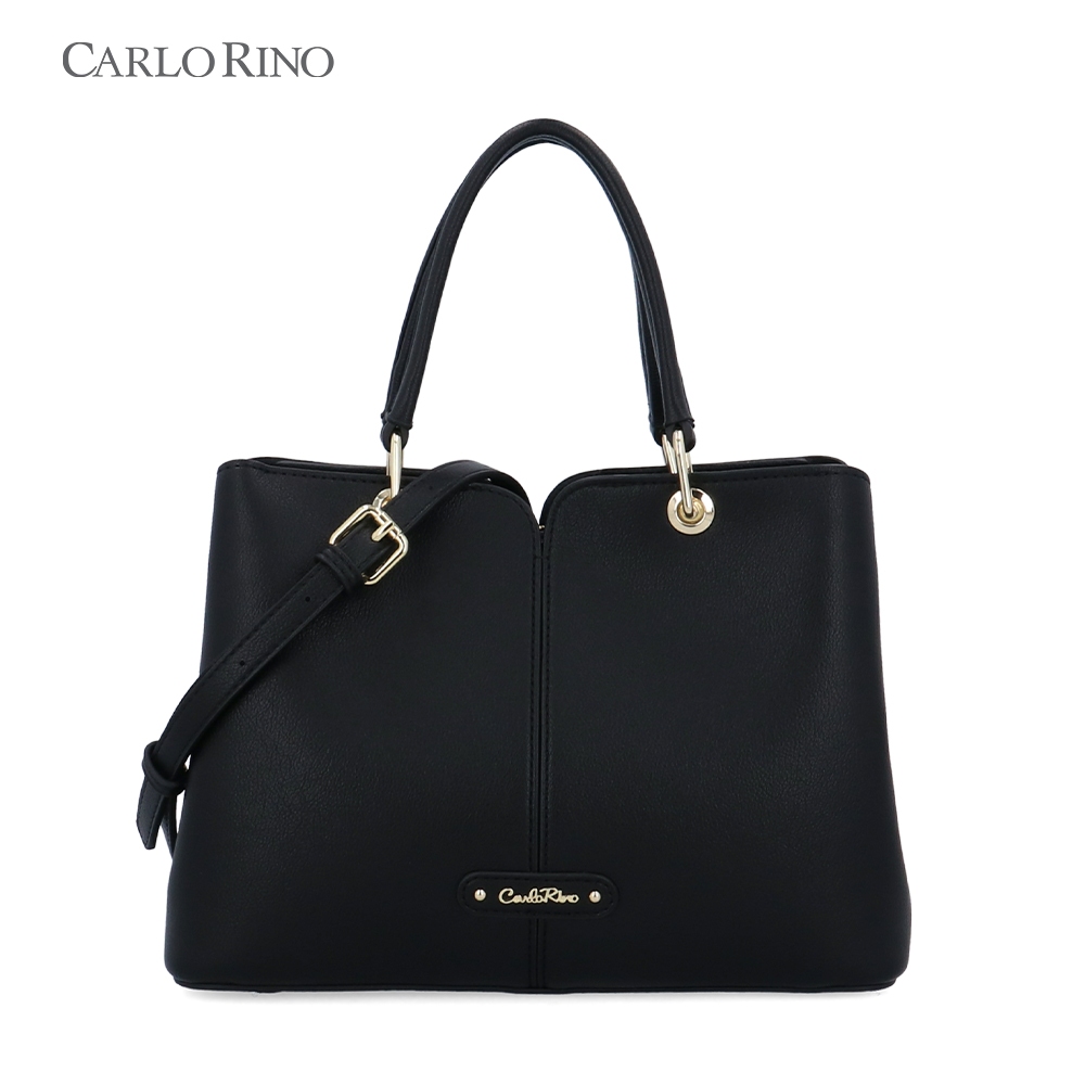 Carlo Rino Aria Top Handle Bag - Black | Shopee Philippines