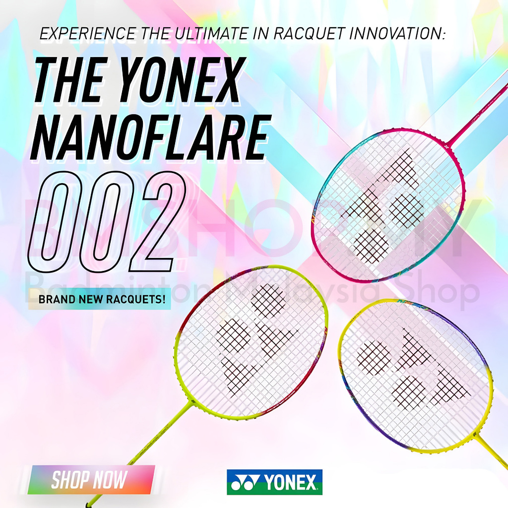 YONEX Racket Nanoflare 002 Ability/Clear/Feel (Included Stringing ...