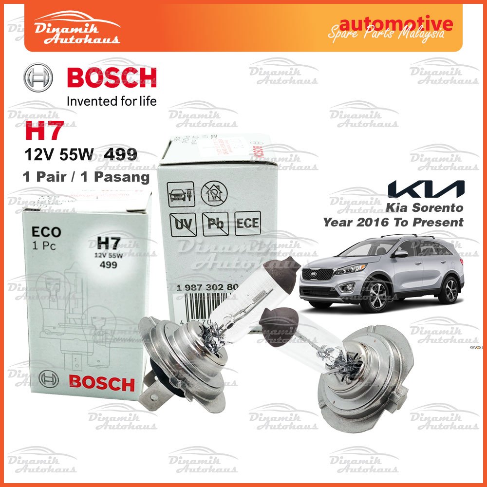 2016 Kia Sorento Headlight Bulb