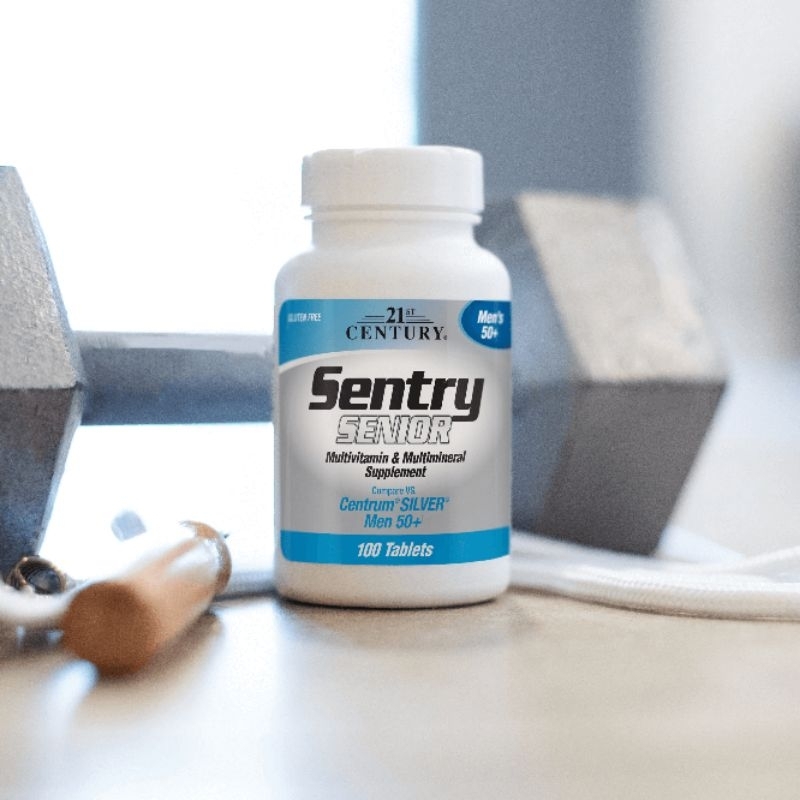 Sentry Senior Men's 50+ 100tablets multivitamin multimineral heart eyes ...