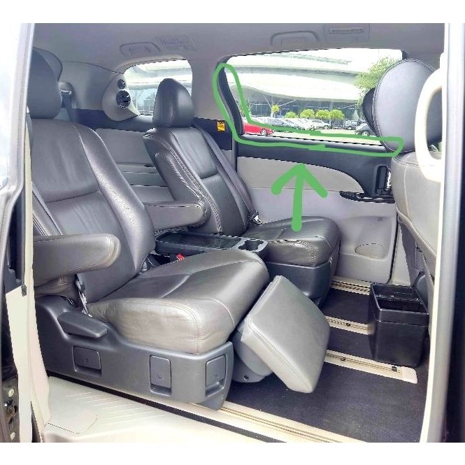TOYOTA ESTIMA ACR50 REAR INNER WINDOW MOULDING RUBBER / ESTIMA INNER ...