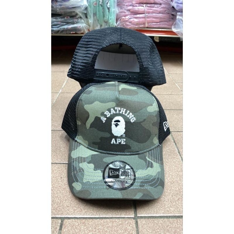 MEIGOH82 TOPI BATHING BAPE TRUCKER CAP/HAT/BASEBALL CAP | Shopee ...