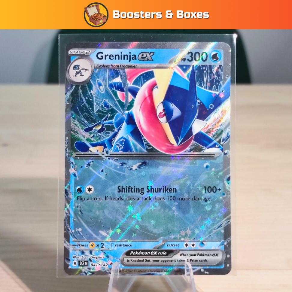 041 142 pokemon card Shiny Greninja Greninja Ex 041/142 - SV Stellar Crown Greninja ex [Jumbo] #41 Prices
