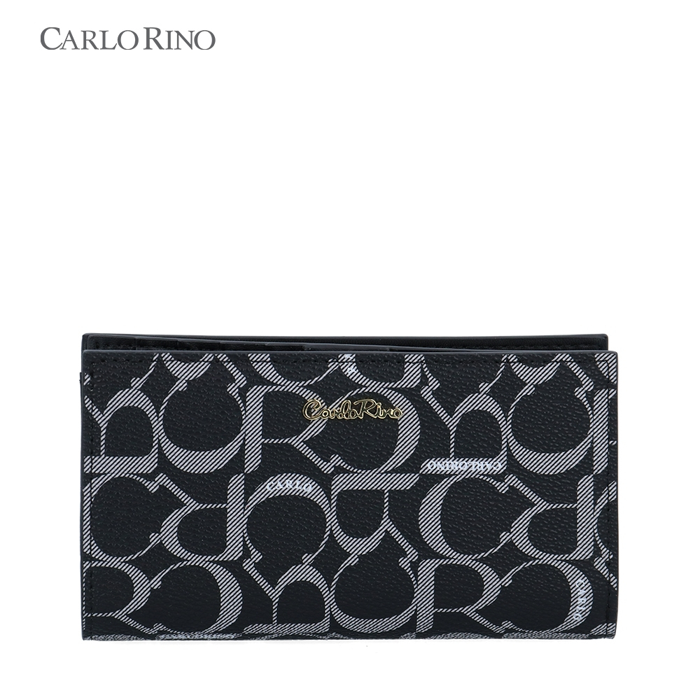 Carlo Rino Carlo GEO Short Folded Wallet - Black | Shopee Philippines
