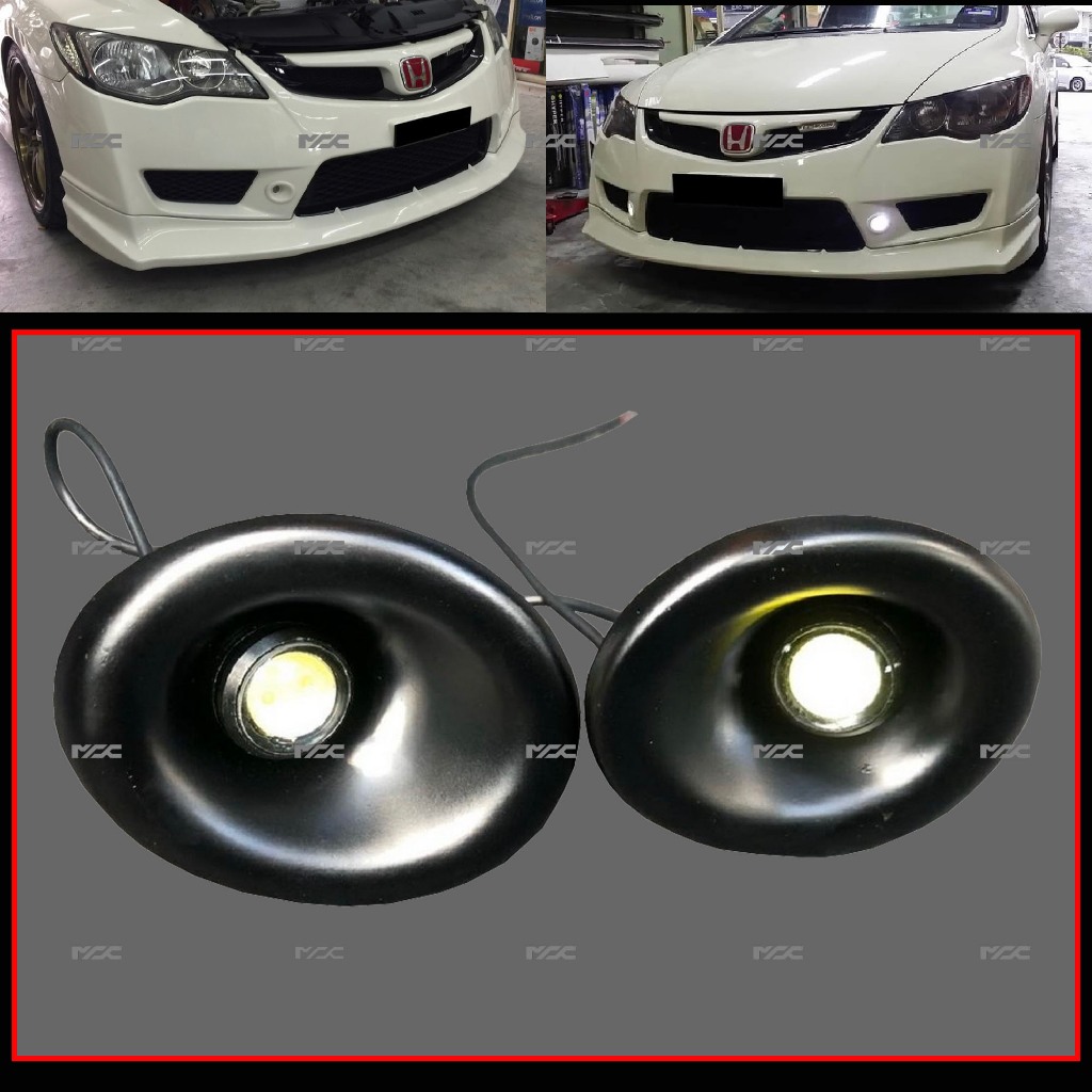 Honda Civic FD FD2R Type R Bampar Hadapan Hari Lampu Day Lamp Beam ...
