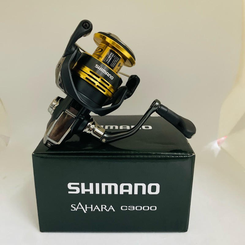 Moulinet De Pêche Shimano Sahara 22 C3000HG - Ratio 6.2, 4 Roulements, Drag Max 9kg