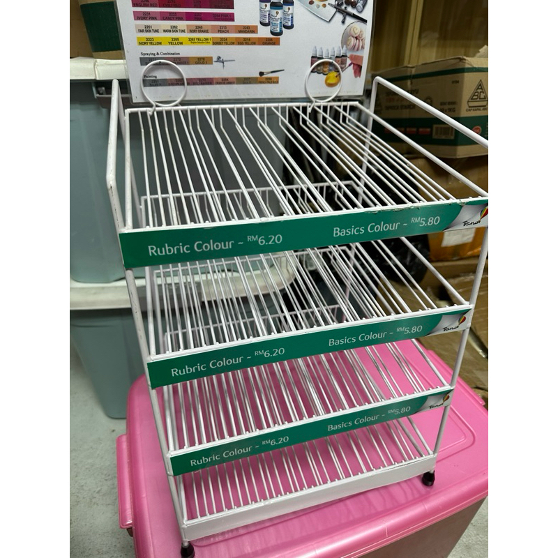 food colouring rack / rak | Shopee Philippines