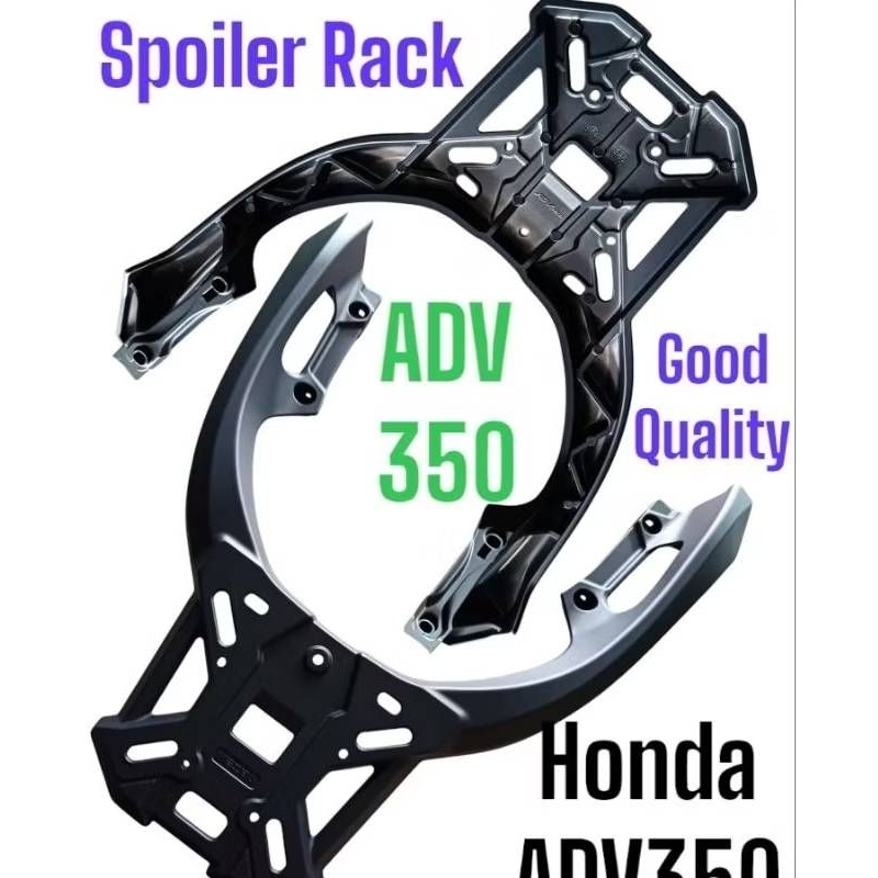SPOILER MONORACK HONDA ADV350 ADV 350 TOP BOX RACK REAR BOX RACK HEAVY ...
