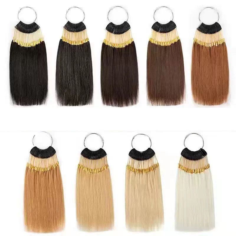 Hair Swatches Testing Color with Gold Buckles Straight Samples Hair for ...