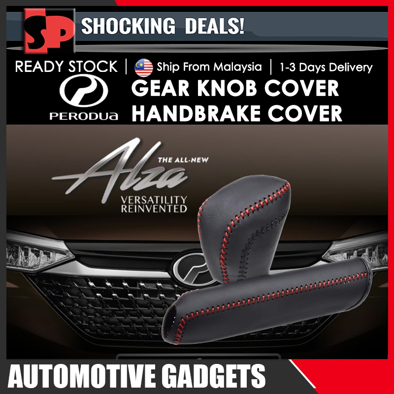 Perodua Alza 2022-2024 AV/H/X Leather Gear Knob Cover & Handbrake Cover ...