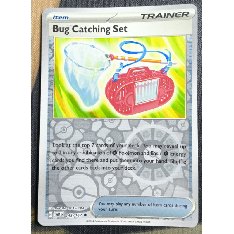 POKÉMON PTCG SV06: Twilight Masquerade 143/167 Bug Catching Set Reverse ...