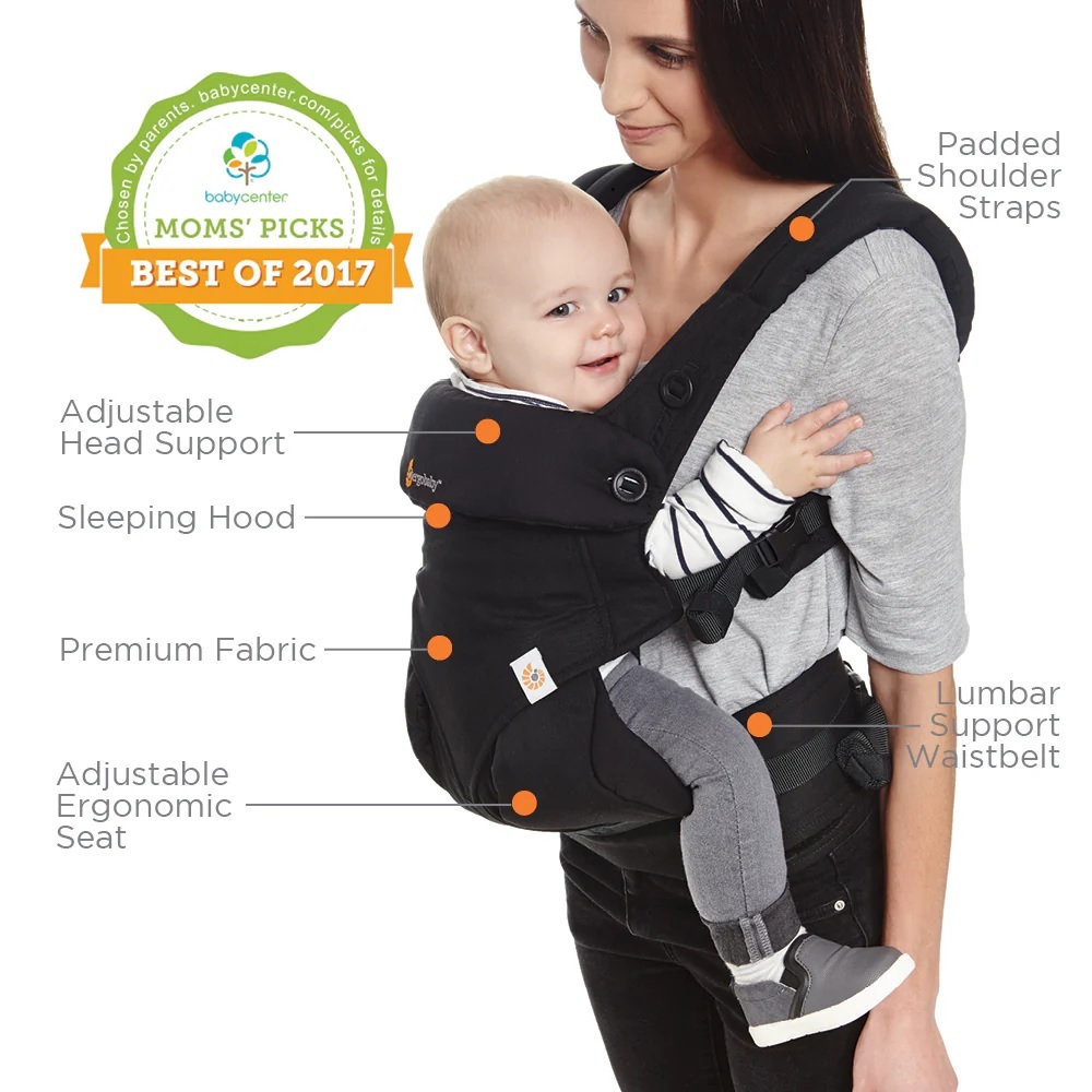 Ergobaby Four Position 360 Carrier - Black | Shopee Philippines