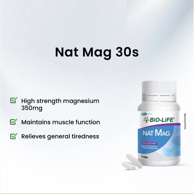 BiO-LiFE Nat Mag 30 tablets | Shopee Philippines