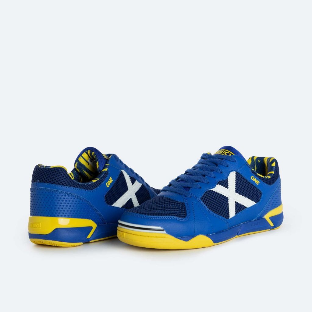 MUNICH ONE INDOOR FUTSAL SHOE ( KASUT FUTSAL ) - BLUE COLOR | Shopee ...