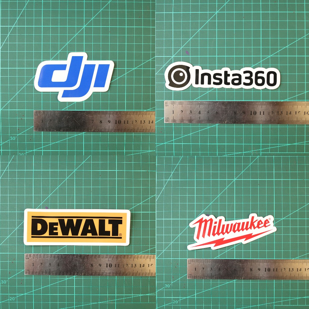 Sticker ( Dji, Insta360, DeWalt, Milwaukee ) | Shopee Philippines
