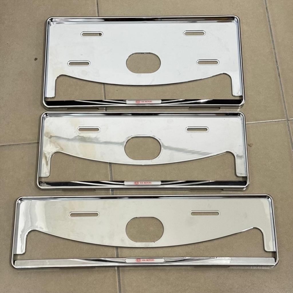 kia frame plate chrome petak pendek panjang | Shopee Philippines