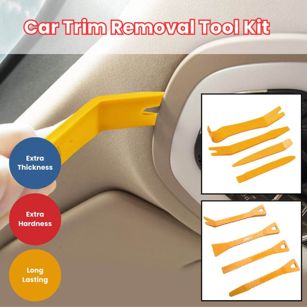 Car Trim Removal Tool Kit (4 in 1) Panel Door Interior Removal/Buckle