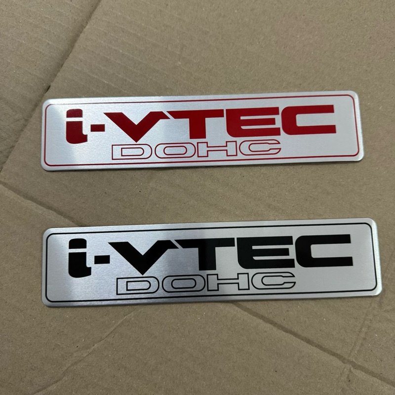 Emblem ivtec DOHC i vtec plate cover engine honda civic ivtec i-vtec FD ...