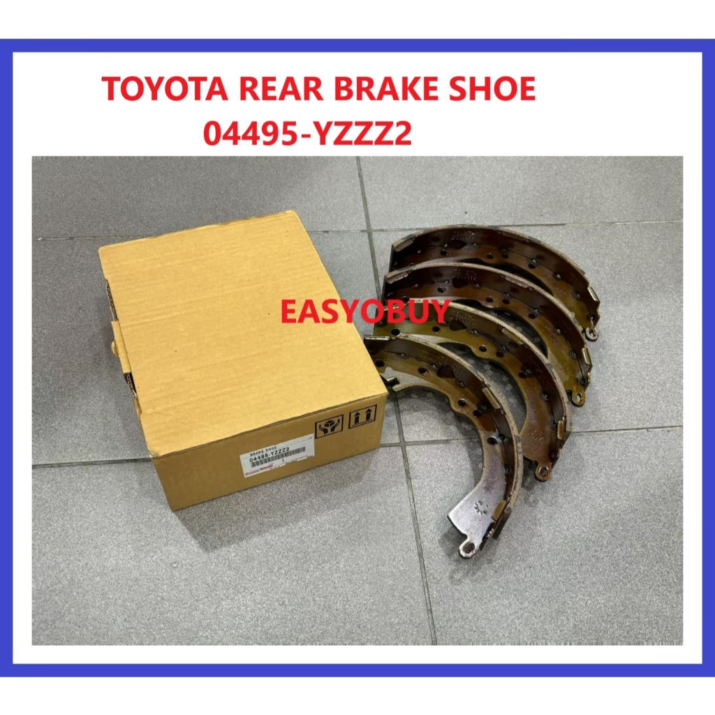 TOYOTA REAR BRAKE SHOE 04495-YZZZ2 Innova 2.0 TGN40 (2005-2015) Innova ...
