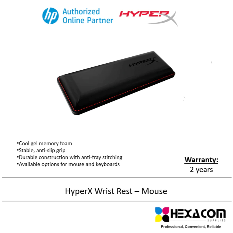 HyperX Wrist Rest - Keyboard - Small / Compact / Large / Tenkeyless ...