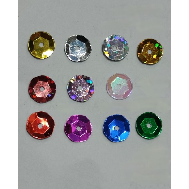 8mm Round Sequin Labuci Bulat (5+-g / 15+-g) | Shopee Philippines