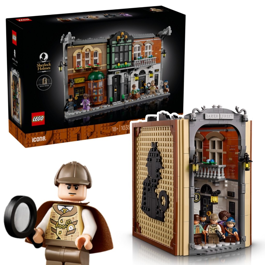 BricksInBoots] LEGO Icons Sherlock Holmes: Book Nook (10351)(1,359