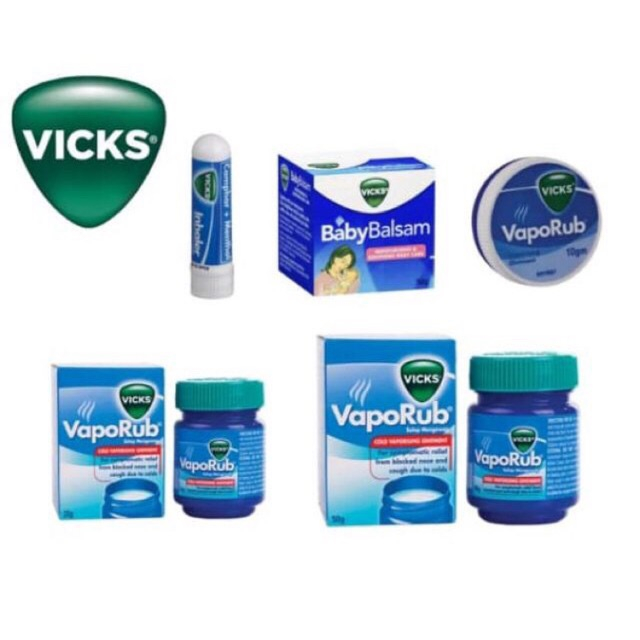 VICKS VAPORUB cold vaporising ointment series 维克司伤风膏 | Shopee Philippines