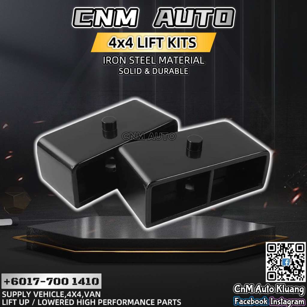 (2pc) Car Truck Van Lift Up Lowered Block Bata Hiace Hilux Dmax D-max ...
