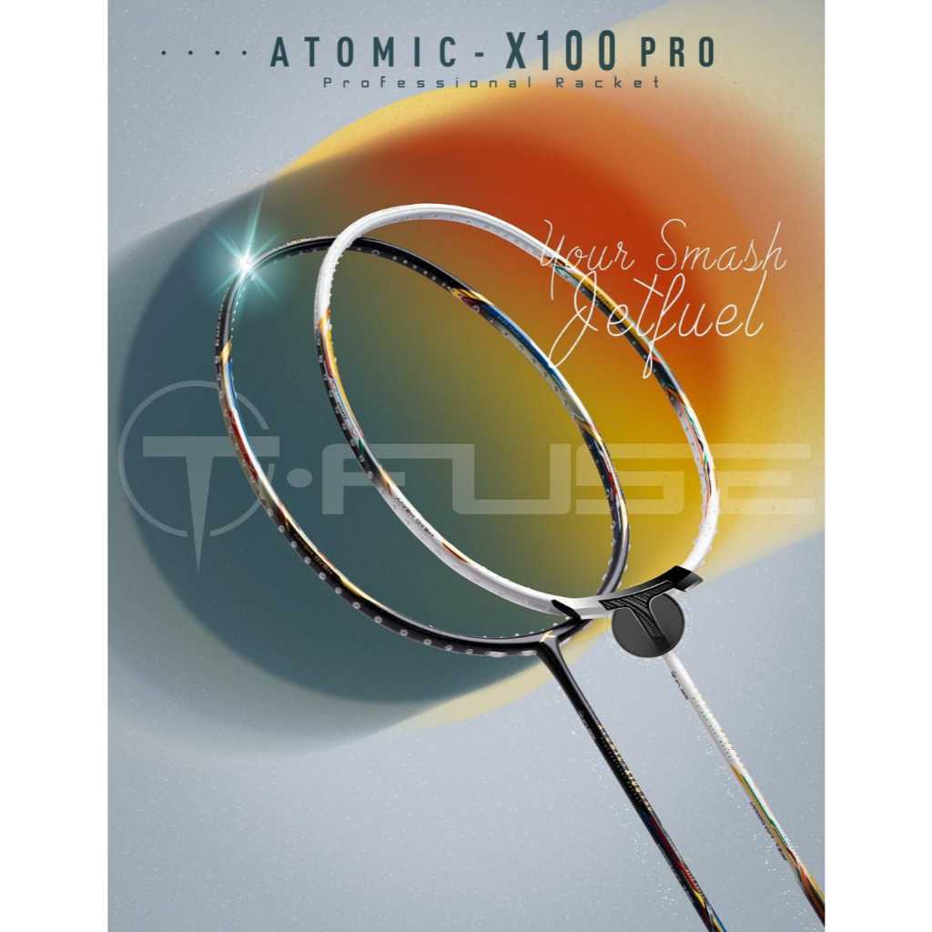 HUNDRED ATOMIC X 100 PRO BADMINTON RACKET (Sportsclick) | Shopee ...
