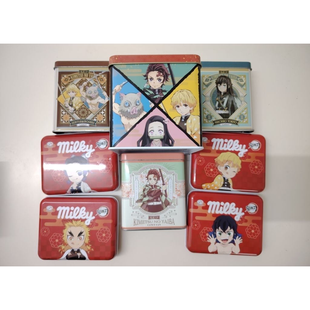 Demon Slayer (Kimetsu no Yaiba) Japan Anime Tin Cases / Metal ...