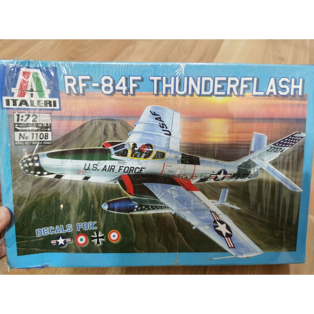 Italeri 1/72 RF-84F Thunderflash plastic model kit | Shopee Philippines