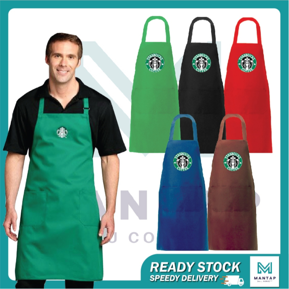 starbuck apron starbucks coffee chocolate java chip uniform Polyester ...