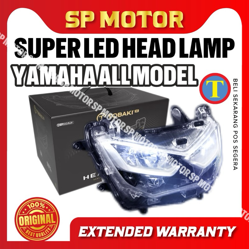 YAMAHA NMAX V2 / EGO AVANTIZ SUPER LED HEAD LAMP LAMPU BESAR DEPAN ...