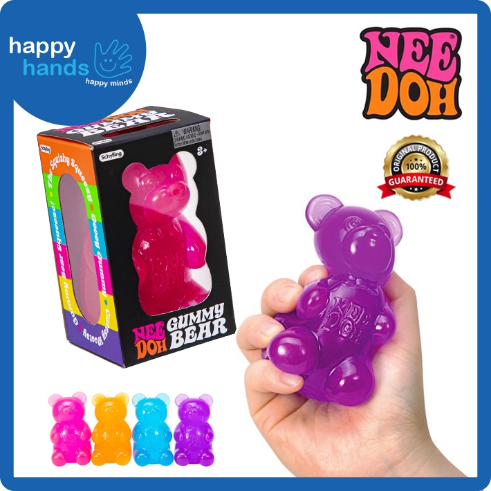 NeeDoh Gummy Bear Squishy Fidget Toy Stress relieve Calming Satisfaction