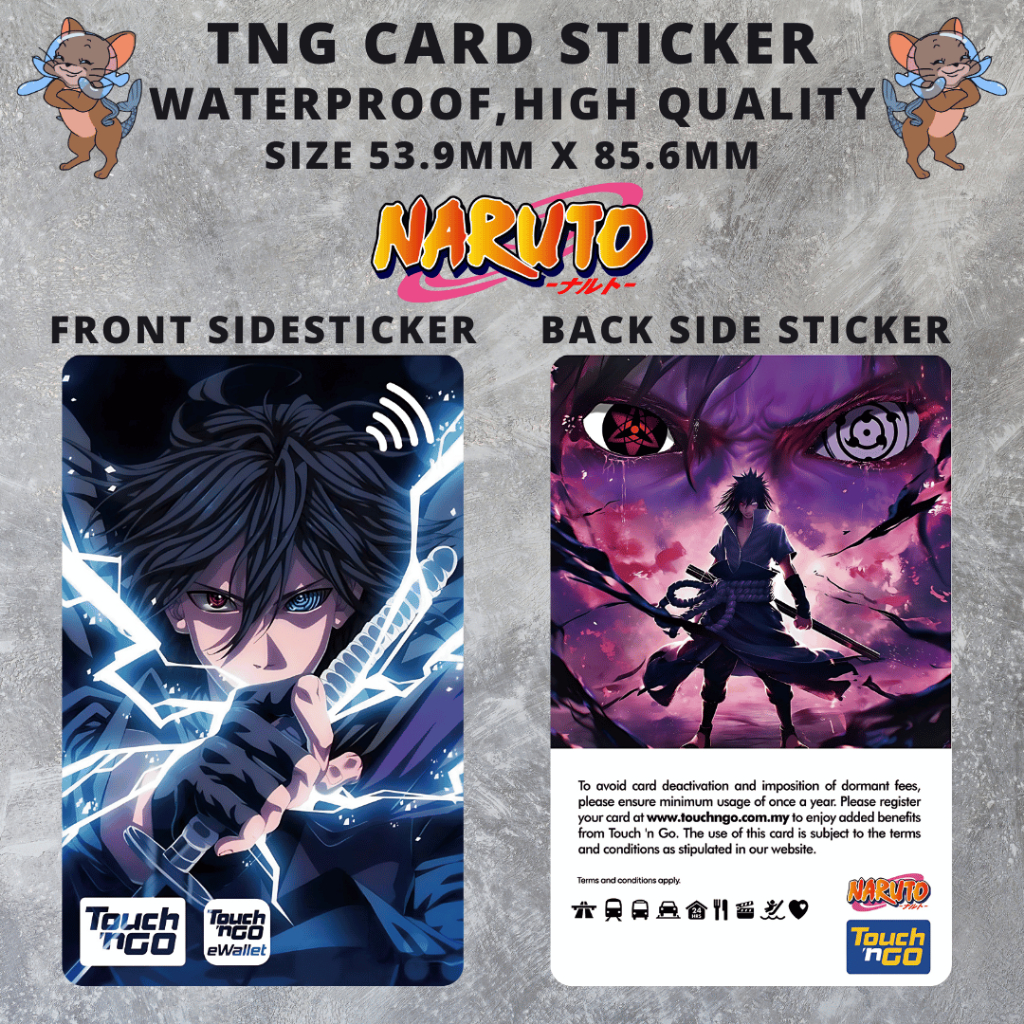 Sasuke - Card Sticker/Touch n Go Card Sticker Cover | Shopee Philippines