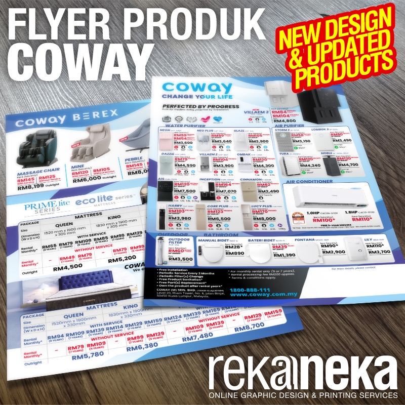 (FCW) Flyer Produk COWAY (Size A5) - Based 1/1/2025 - VILLAEM 3 NEW ...