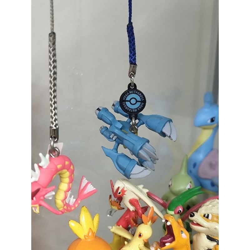 Pokemon Tomy Tarts Mega Metagross Mega Blaziken Mega Lucario Keychain ...
