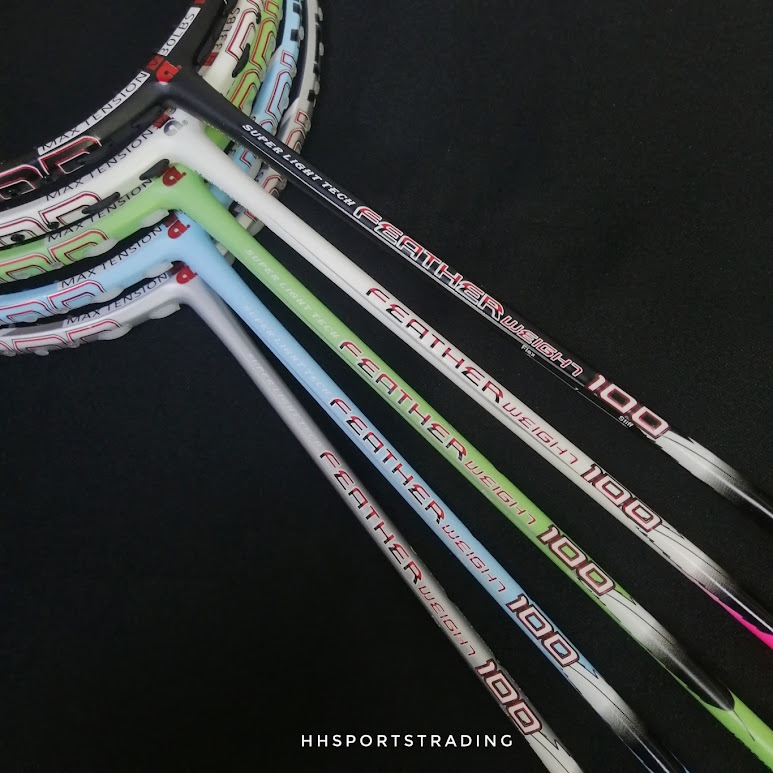 APACS Racket FEATHER WEIGHT 100 ( FREE Stringing/Grip/Cover ) | Shopee ...