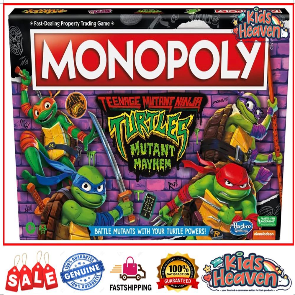 Monopoly Tortues Ninja - Teenage Mutant Ninja Turtles