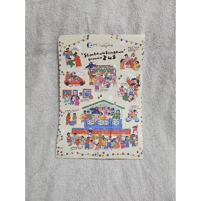 Authentic Zus Coffee Stickers - 2025 Hari Raya Edition | Shopee Philippines