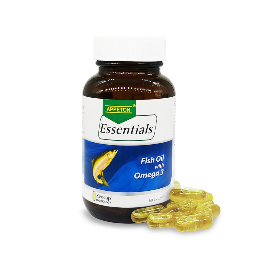 APPETON ESSENTIAL FISH OIL W OMEGA-3 LICAP 60'S | Shopee Philippines