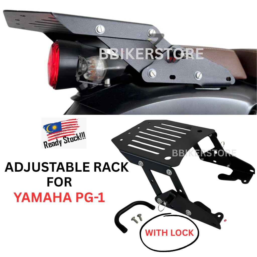 Yamaha PG-1 PG1 PG 1 Adjustable Rear Rack With Lock Delivery Bag Top ...