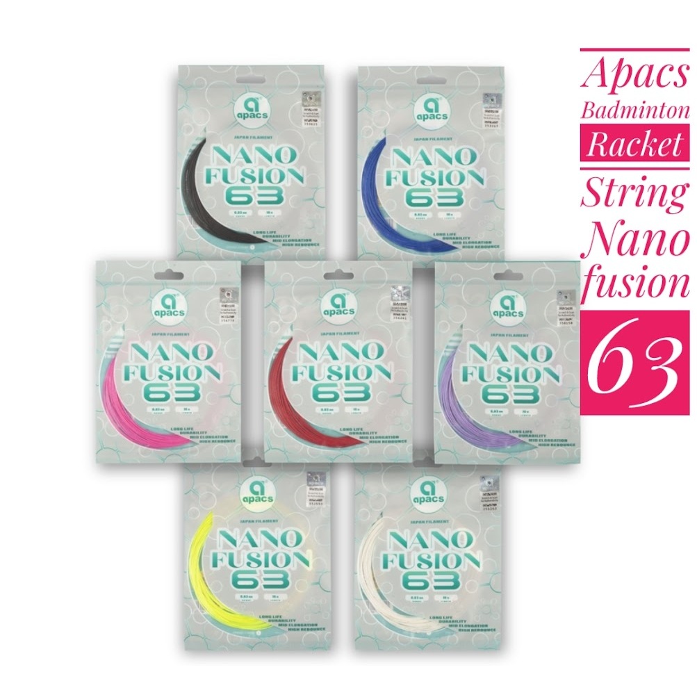 APACS Badminton String NANO FUSION 63 APACS String | Shopee Philippines