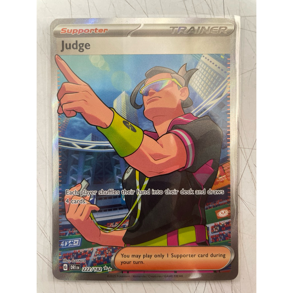 Pokemon PTCG SV10 Destined Rivals - 222/198 Judge | Shopee Philippines