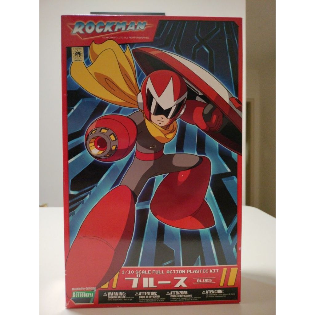 Kotobukiya Rockman 1/10 Scale Full Action Plastic Kit - BLUES ...