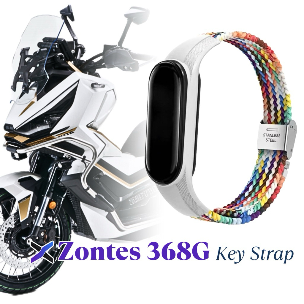 Zontes368G 350E 350D Key Remote Cover Rubber Holder Ring Watch Strap ...