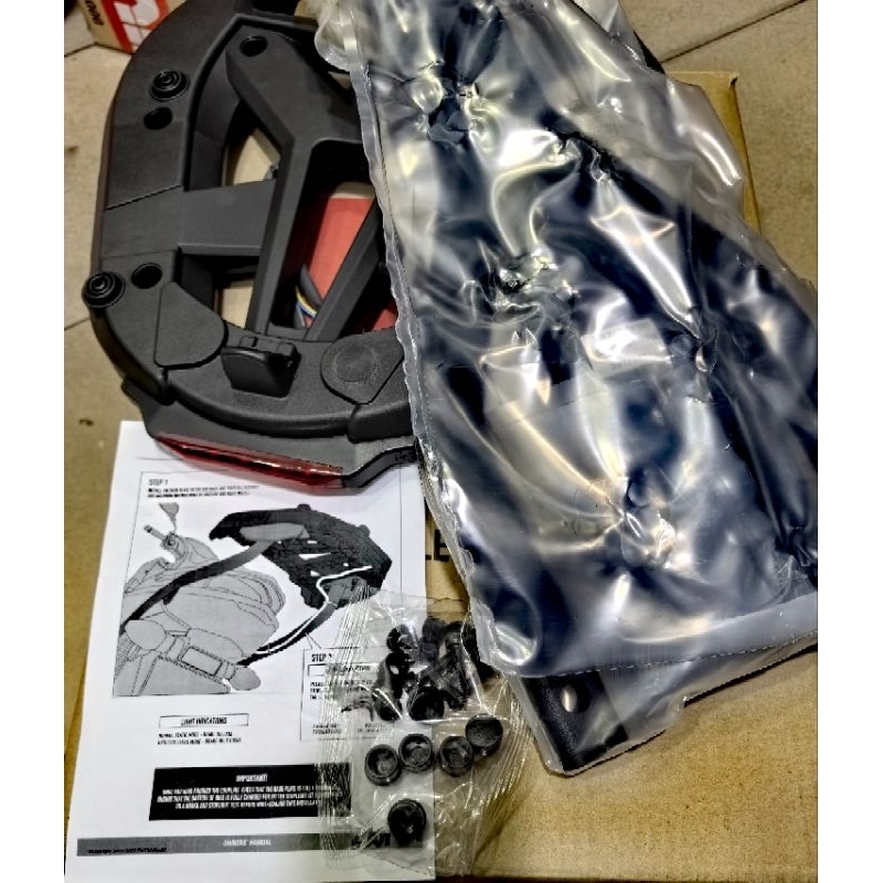 GIVI YAMAHA PG1 EXTREME SPECIAL HEAVY DUTY TOP BOX RACK (WITH STOP ...